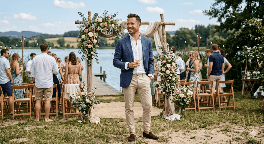 Lässiges Hochzeitsoutfit für Männer – Sommer Ideen 2026